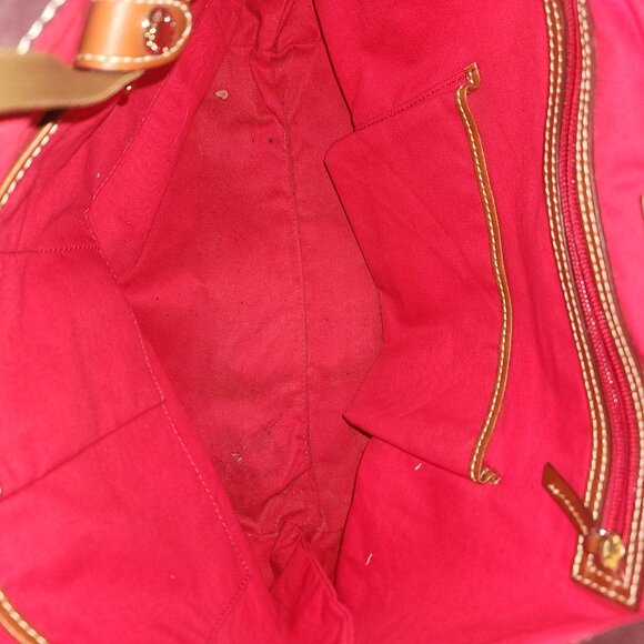 DOONEY & BOURKE~Burgandy Suede Hobo Bag - Picture 5 of 6